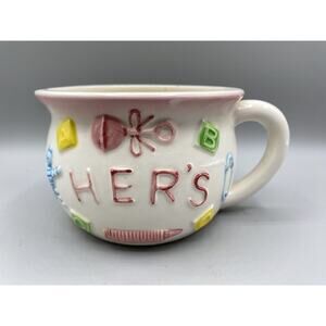 Relpo Baby Planter Trinket Nursery Big Cup Coffee Vase Girl Pink Japan Kitsch